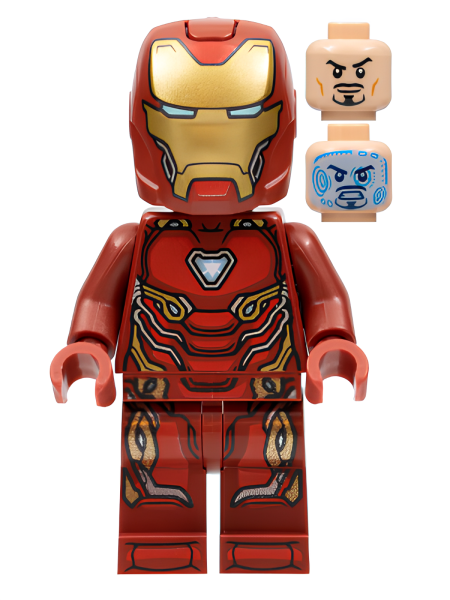 Минифигурка Lego Super Heroes Iron Man - Mark 50 Armor, Large Helmet Visor sh0828 U